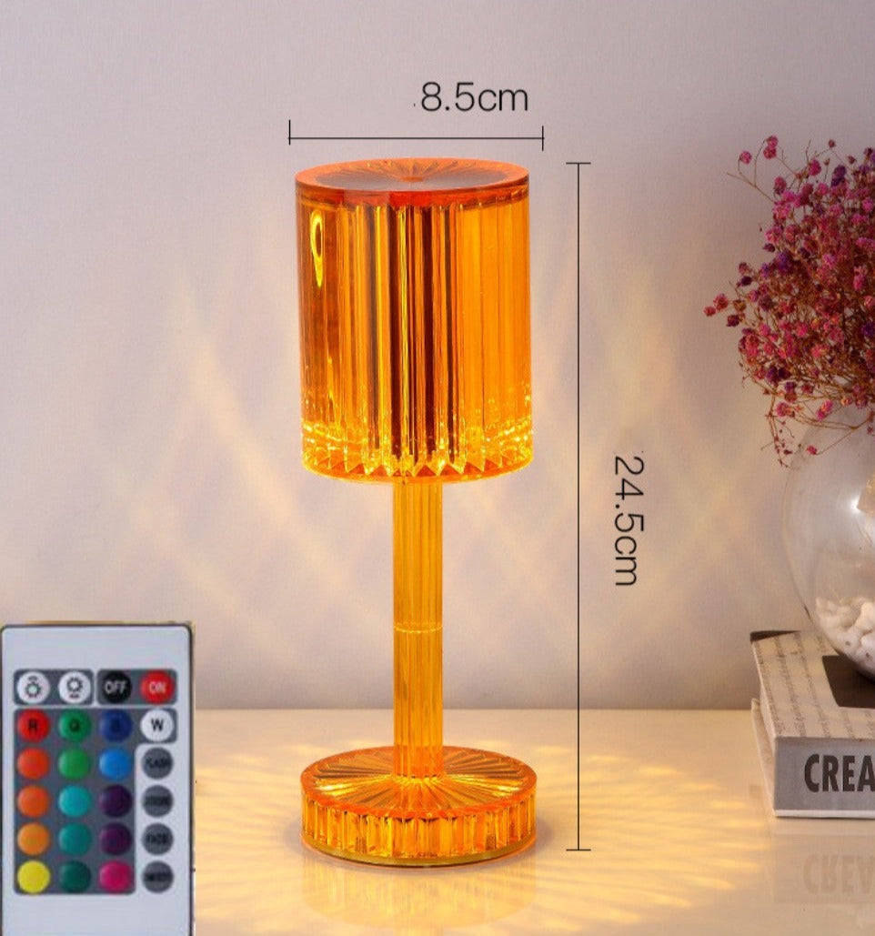 Crystal Table Lamp Hotel Decoration Diamond Romantic Warm Led For Home Decor Romantic Gift Night Light